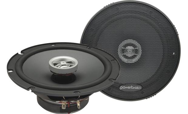 Powerbass 6.5" 2-Way Coaxial Shallow Car Speakers 180W