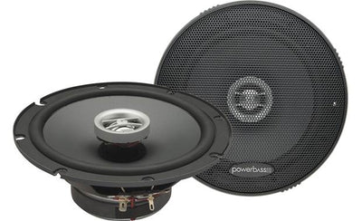 Powerbass 6.5" 2-Way Coaxial Shallow Car Speakers 180W