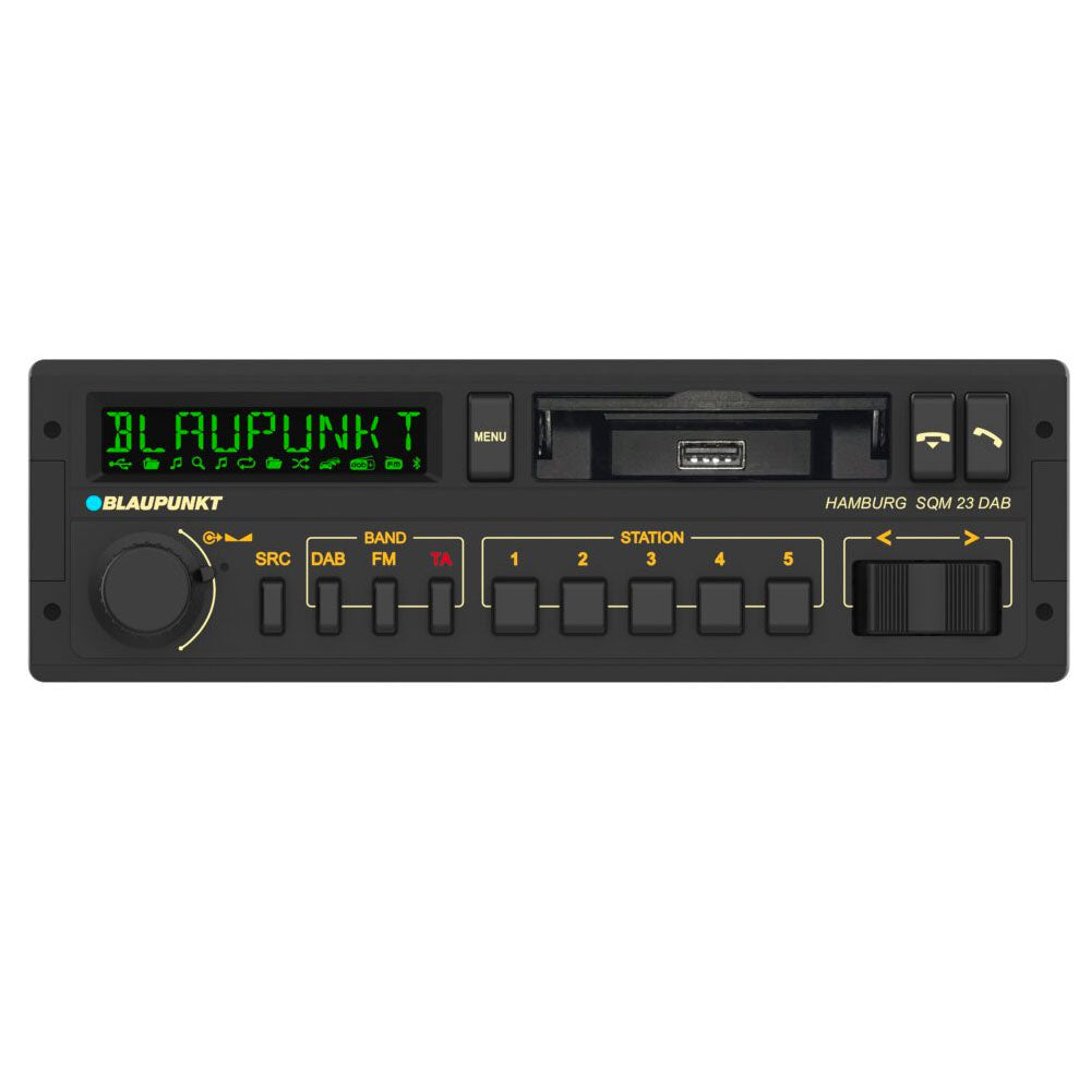 BLAUPUNKT HAMBURG SQM 23 DAB - Bluetooth DAB Media Player Retro Car Stereo