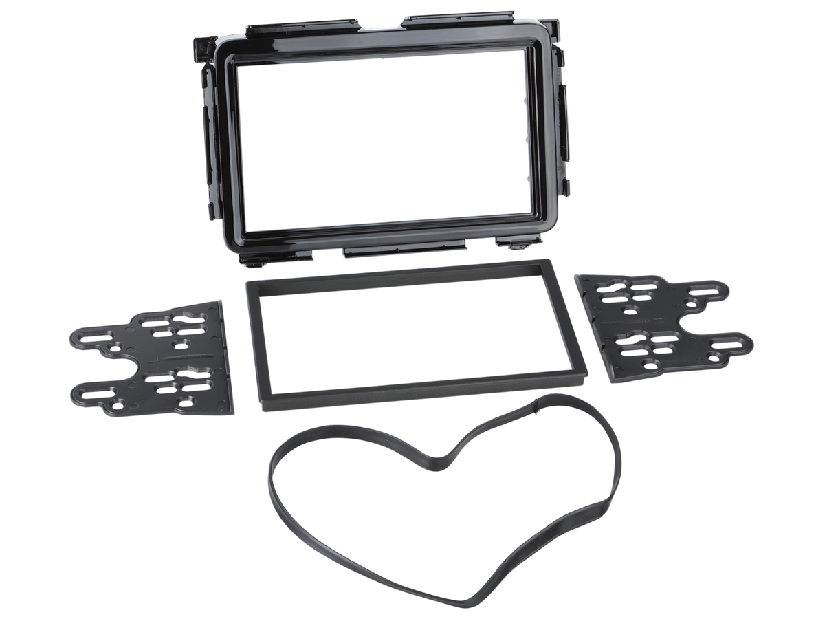 ACV A23HD39 - Honda HR-V 2015 - 2021 Double Din Black Fascia Kit