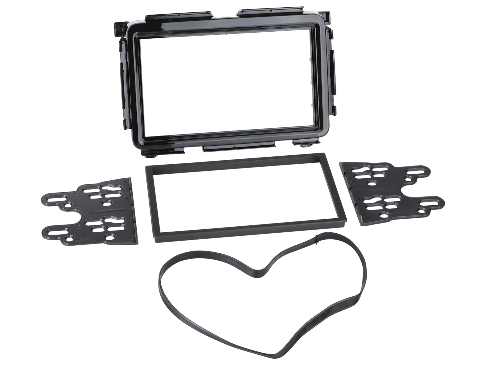 ACV A23HD39 - Honda HR-V 2015 - 2021 Double Din Black Fascia Kit