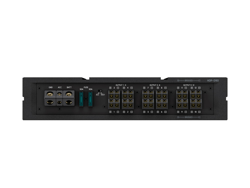Alpine HDP-D90 - Status Hi-Res 14 Channel Digital Sound Processor (DSP) + 12-Channel Amplifier