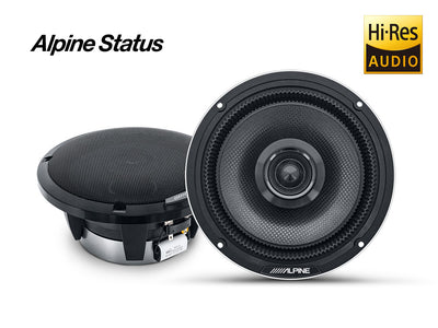 Alpine HDZ-65 - Status Hi-Res 6.5” 16.5cm 2-Way Coaxial Car Speakers