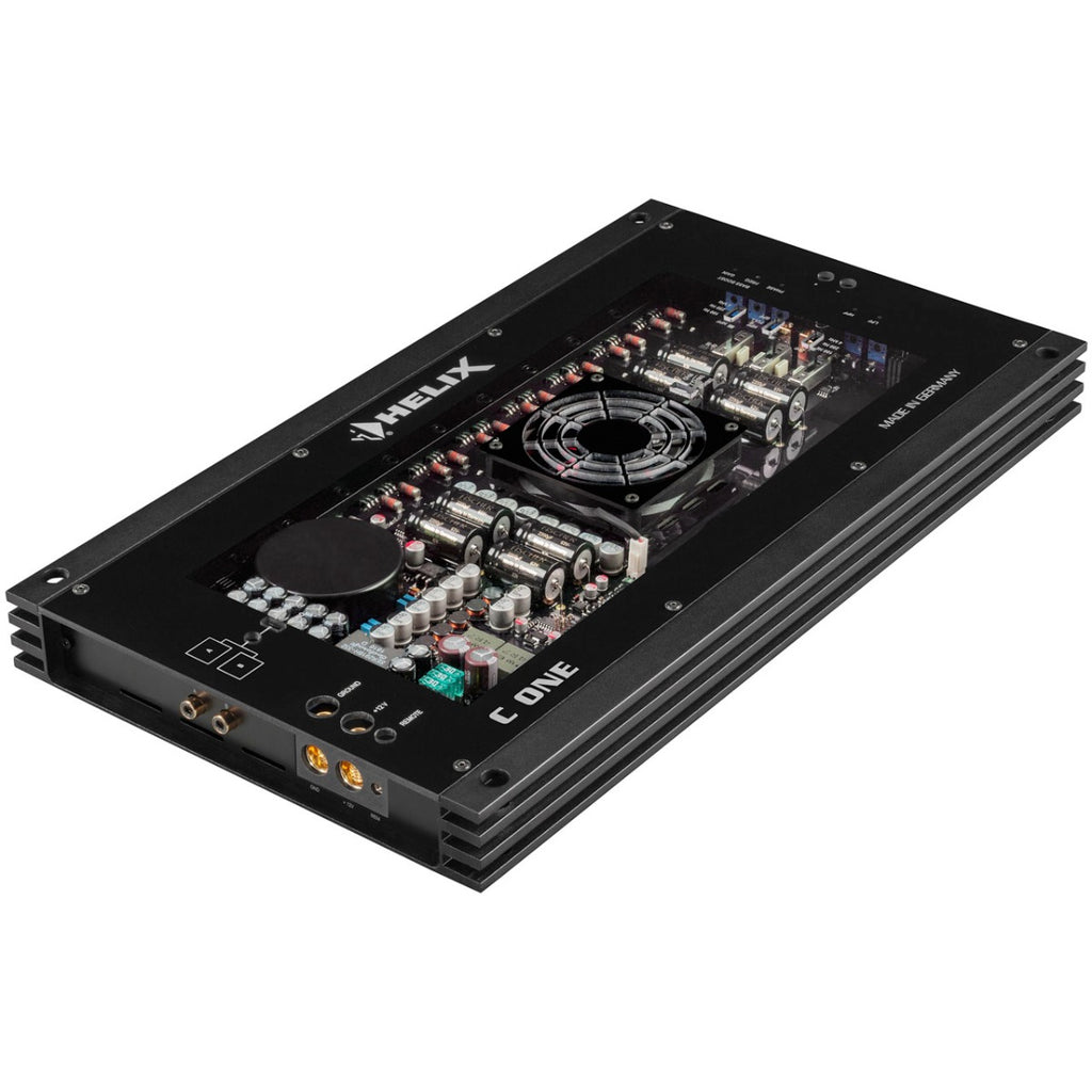 HELIX C ONE 1-channel high-end car amplifier with integrated, active crossover and 1 Ohm stability 1,100 Watts