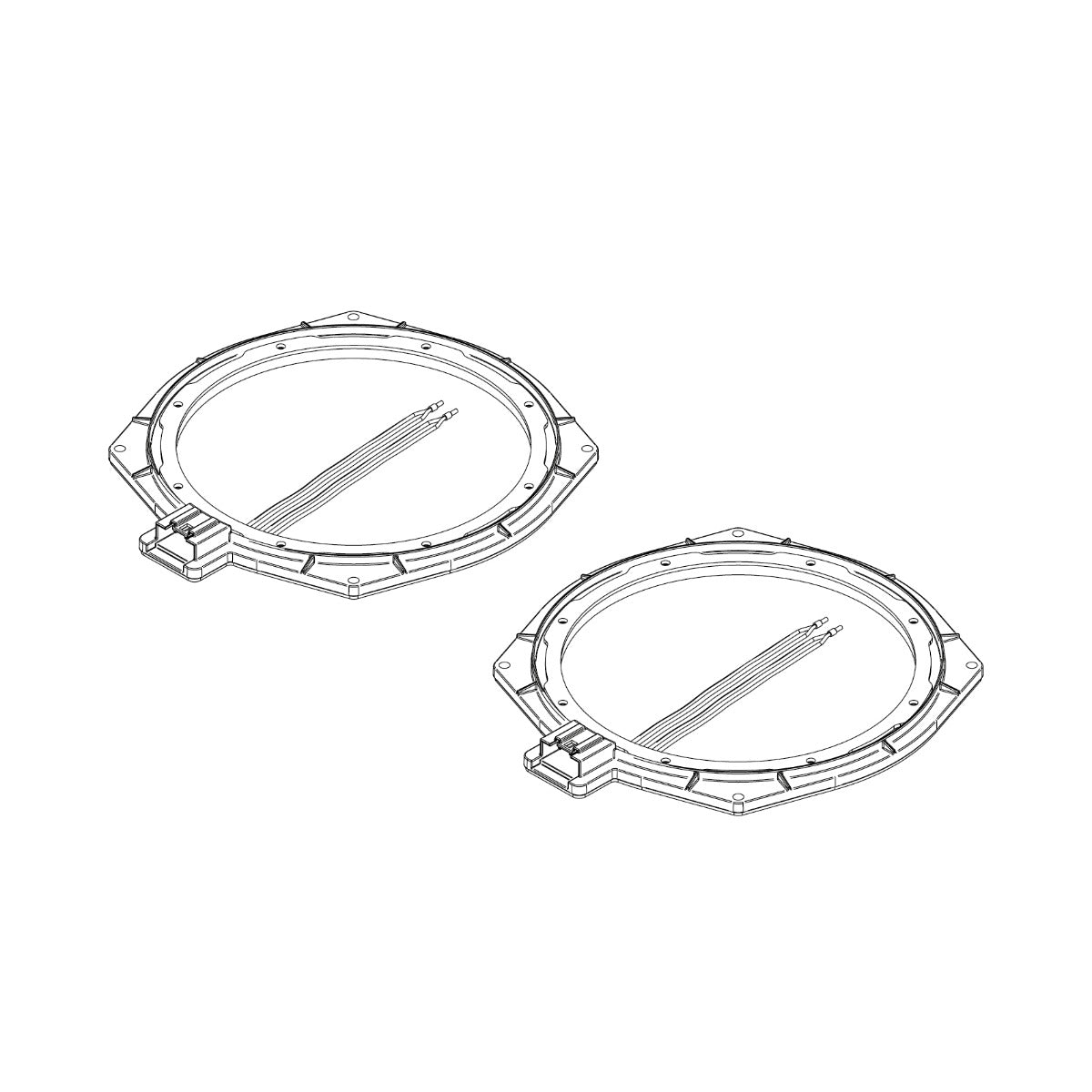 Helix Compose FlexMount 200 CFMK200 BMW.1S 8 Inch Midrange Adaptor for BMW Mini