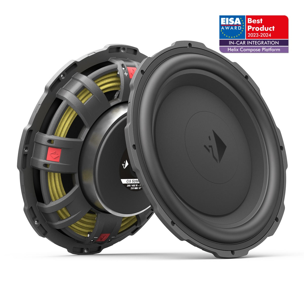 Helix Compose i5 Ci5 S200FM-S2 Woofer 8 Inch FlexMount Hybrid Car Subwoofer 200w RMS