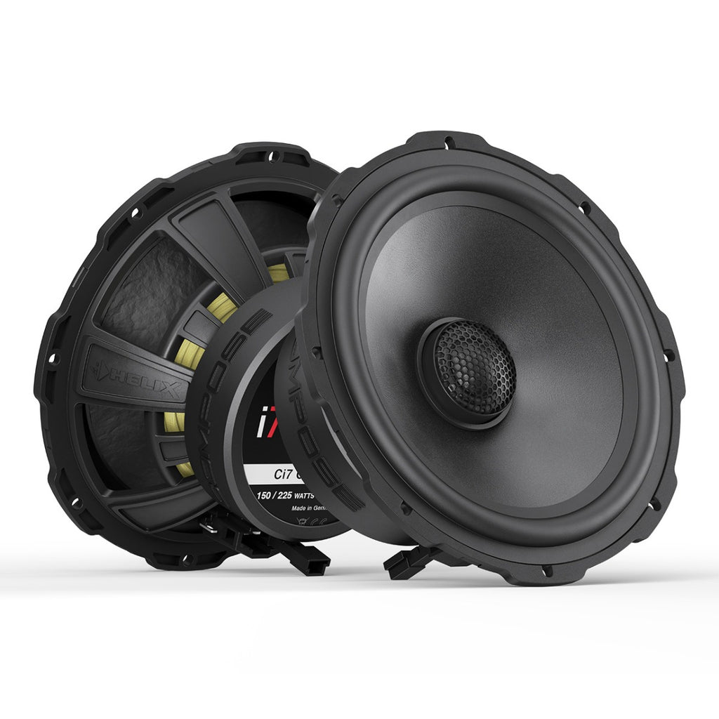 Helix Compose i7 Ci7 C165.2FM-S3 Coaxial 6.5 Inch FlexMount Car Speakers 150w RMS