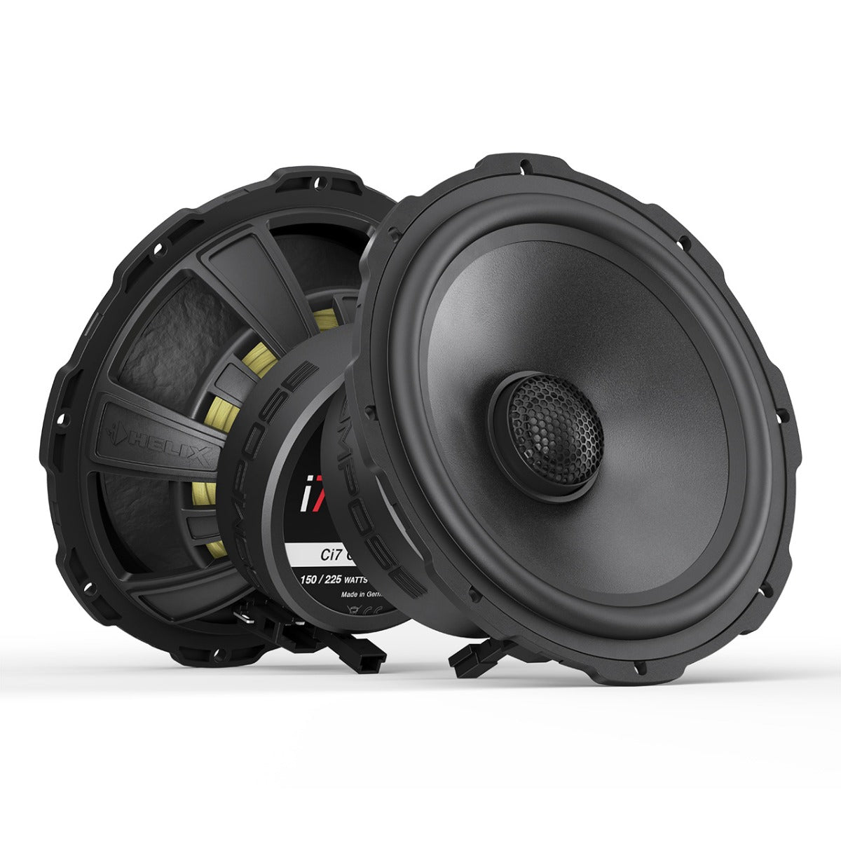 Helix Compose i7 Ci7 C165.2FM-S3 Coaxial 6.5 Inch FlexMount Car Speakers 150w RMS