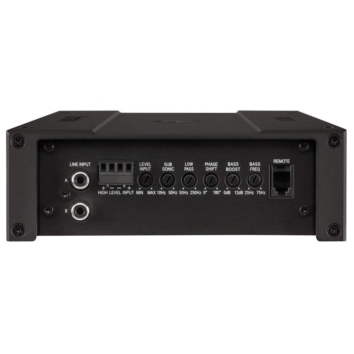 HELIX M ONE 1-channel car subwoofer amplifier with integrated active crossover and 1 Ohm stability 600 Watts