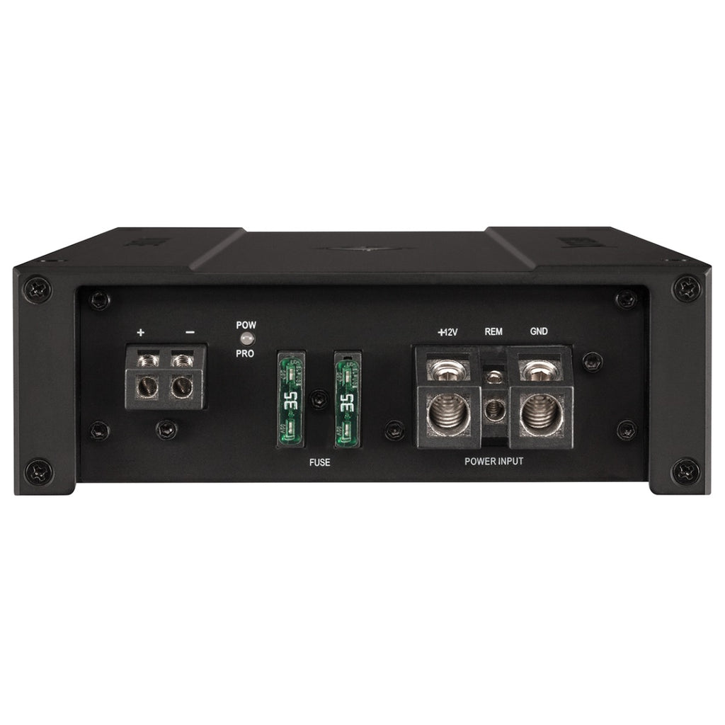 HELIX M ONE 1-channel car subwoofer amplifier with integrated active crossover and 1 Ohm stability 600 Watts