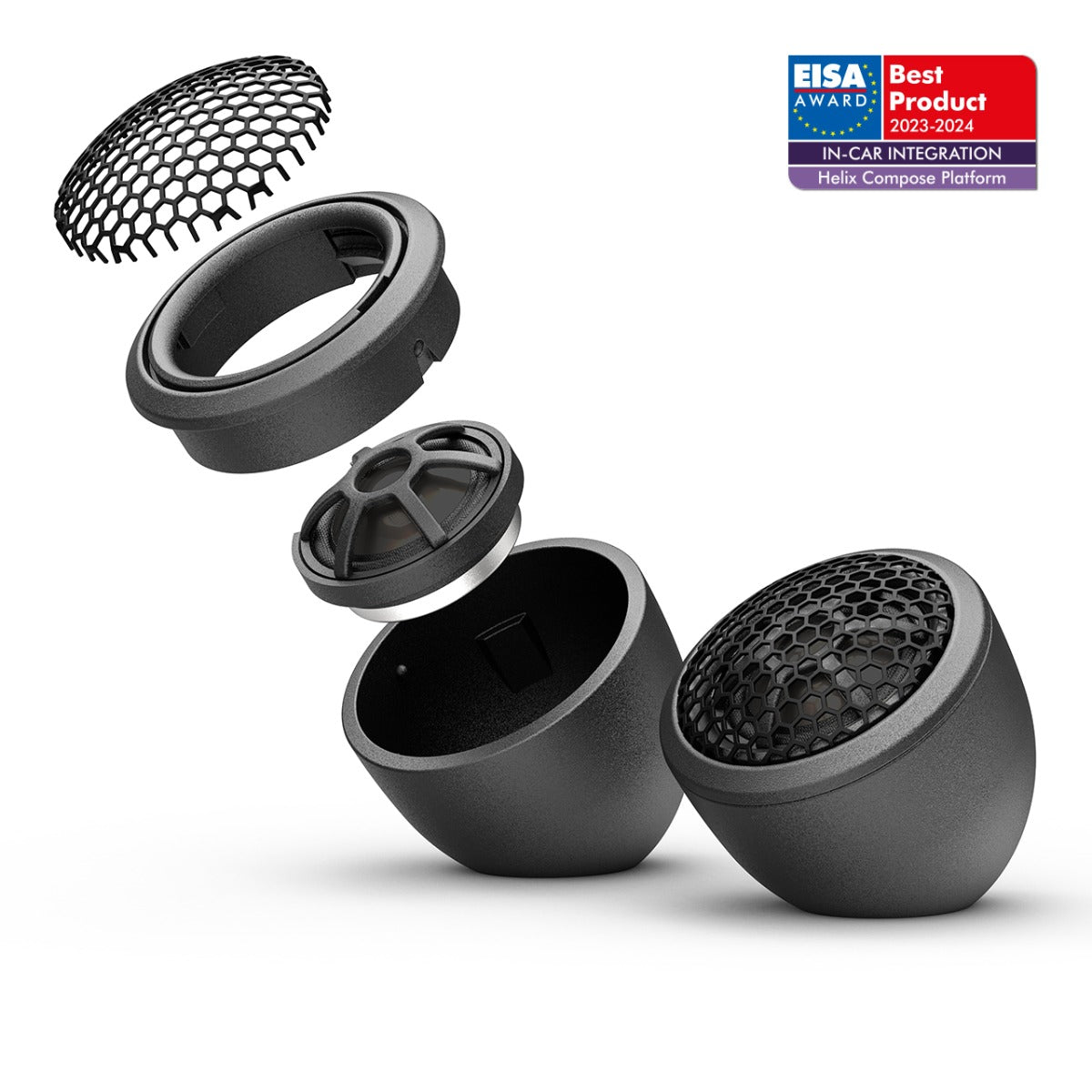 Helix Compose i3 Ci3 T20FM-AL MK2 Car Tweeters 0.75 Inch FlexMount Aluminum Dome