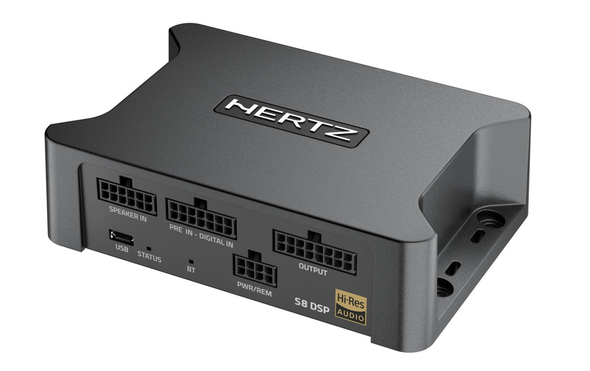 Hertz S8 DSP - 8 Channels DSP Hi Res Audio Processor for Any OEM Source