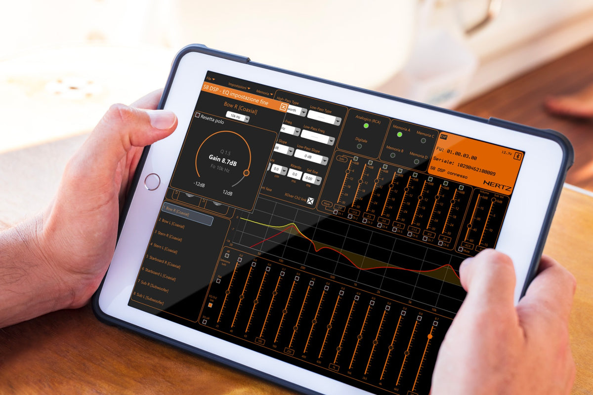 Hertz S8 DSP - 8 Channels DSP Hi Res Audio Processor for Any OEM Source