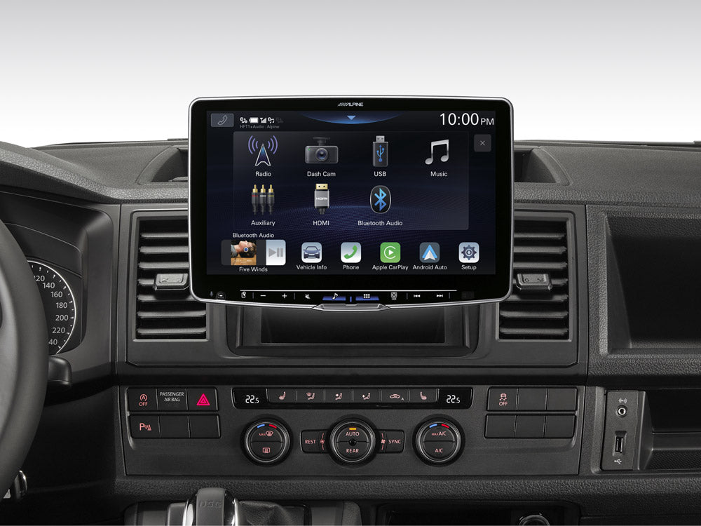 Alpine iLX-F115T6 - 11" Touch Screen CarPlay Android Auto DAB Bluetooth Hi-Res Audio Stereo for VW T5, T6