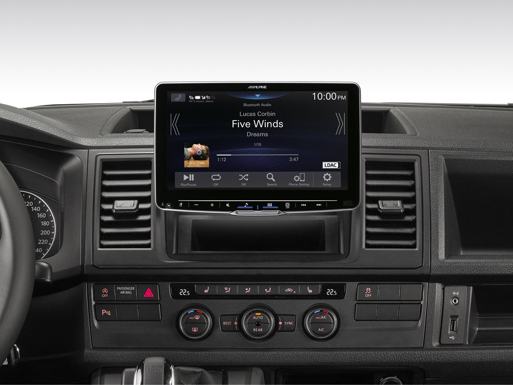 Alpine iLX-F905T6 - 9" Media Receiver DAB Bluetooth CarPlay/Android Auto For VW T6, T5