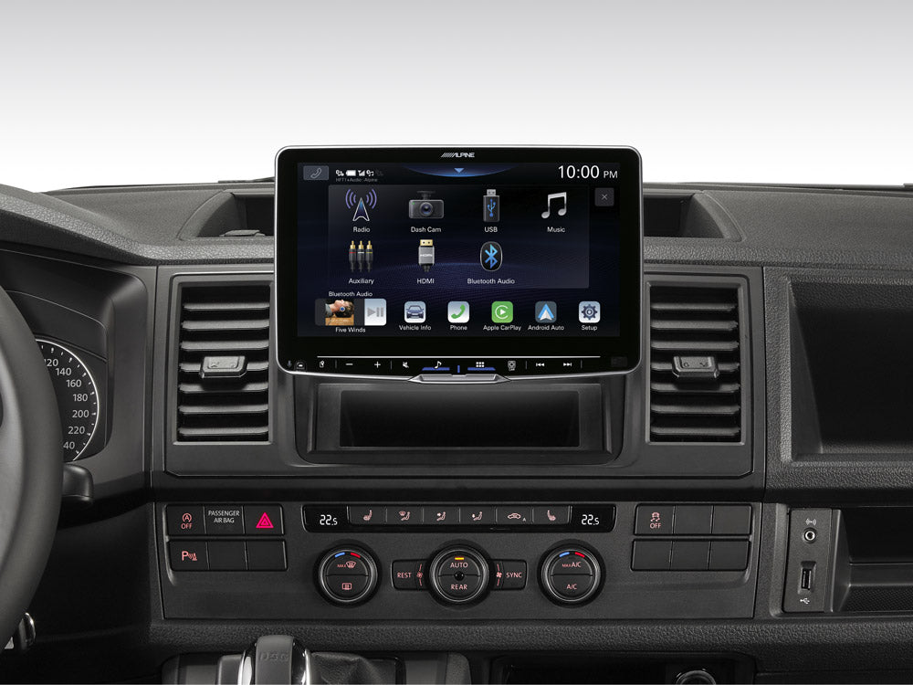 Alpine iLX-F905T6 - 9" Media Receiver DAB Bluetooth CarPlay/Android Auto For VW T6, T5