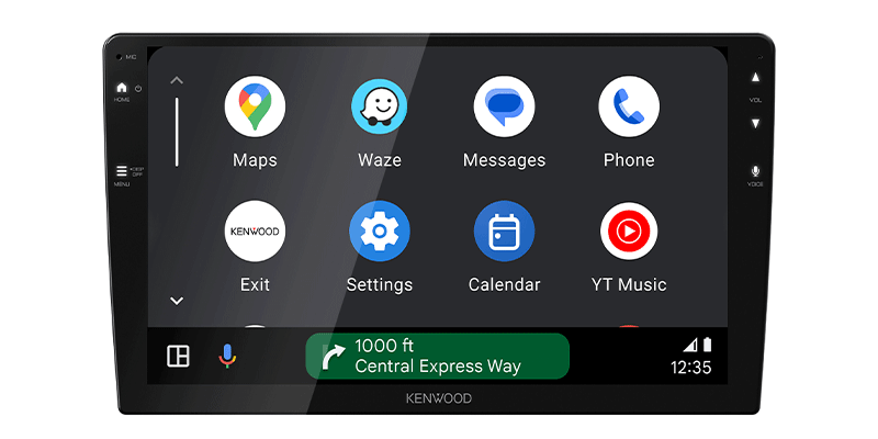 VW Kenwood DMX80AXS - 9 Inch Wireless CarPlay Android Auto Bluetooth Mirroring Screen