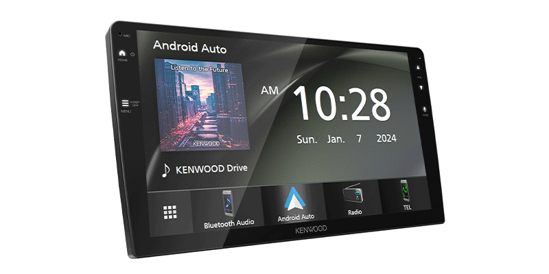 Kenwood DMX80AXS - 9 Inch Wireless CarPlay Android Auto Bluetooth Mirroring Screen