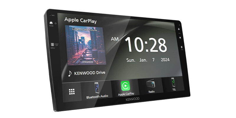 VW Kenwood DMX80AXS - 9 Inch Wireless CarPlay Android Auto Bluetooth Mirroring Screen