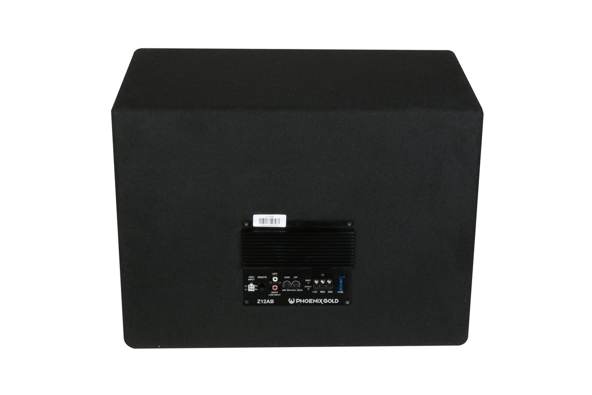Phoenix Gold Z12AB - 12" Single Active Car Subwoofer 1000W