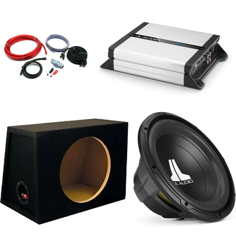 JL Audio W0 JD - 12" Car Subwoofer & Amplifier Package Deal 300W RMS
