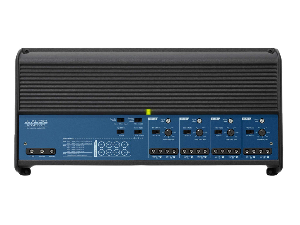 JL Audio XDM800/8 - 8 Channel Class D Car & Marine Amplifier 800W