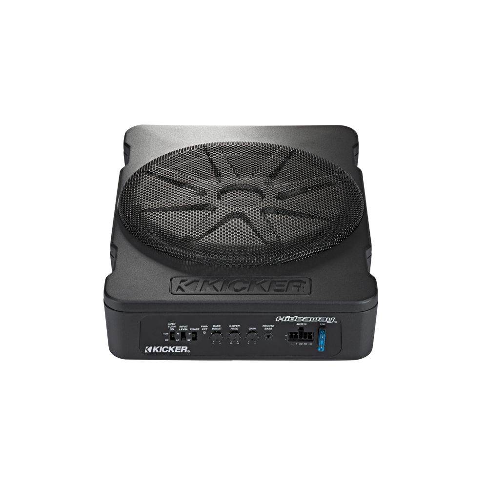 Kicker KA46HS10 10" Hideaway Compact Powered Loaded Enclosure 180W RMS