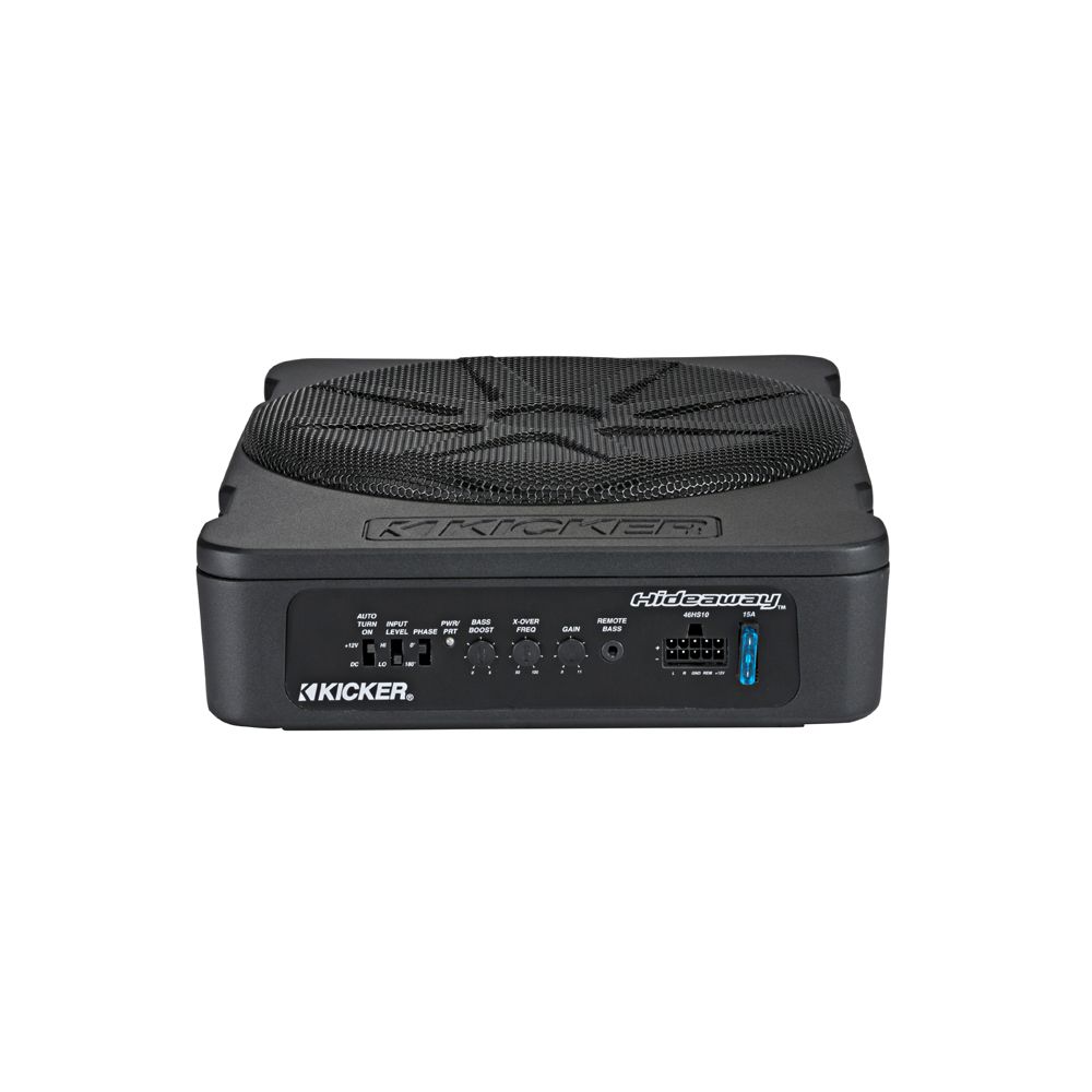 Kicker KA46HS10 10" Hideaway Compact Powered Loaded Enclosure 180W RMS