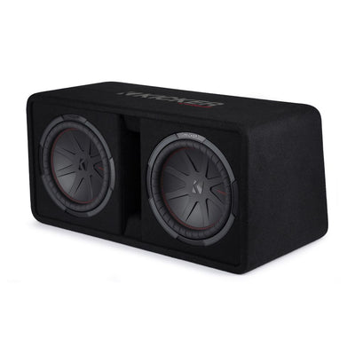 Kicker KA48DCWR122 - CompR Dual 12" Ported Loaded Enclosure - 2 Ohm