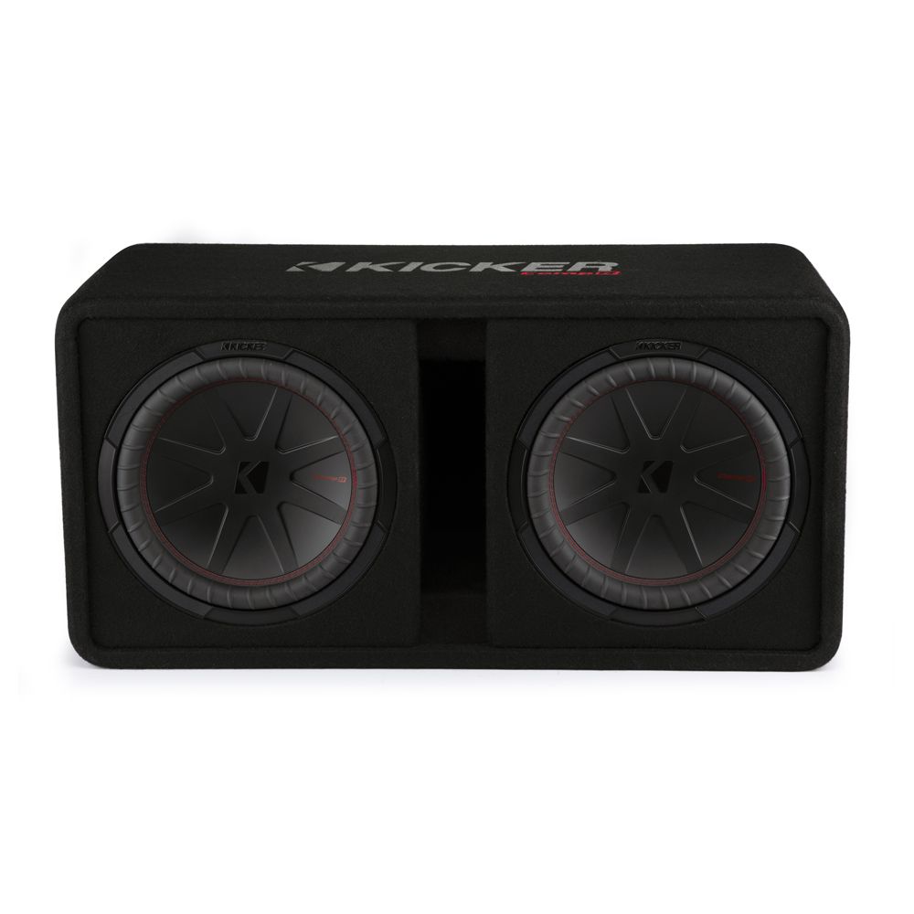 Kicker KA48DCWR122 - CompR Dual 12" Ported Loaded Enclosure - 2 Ohm