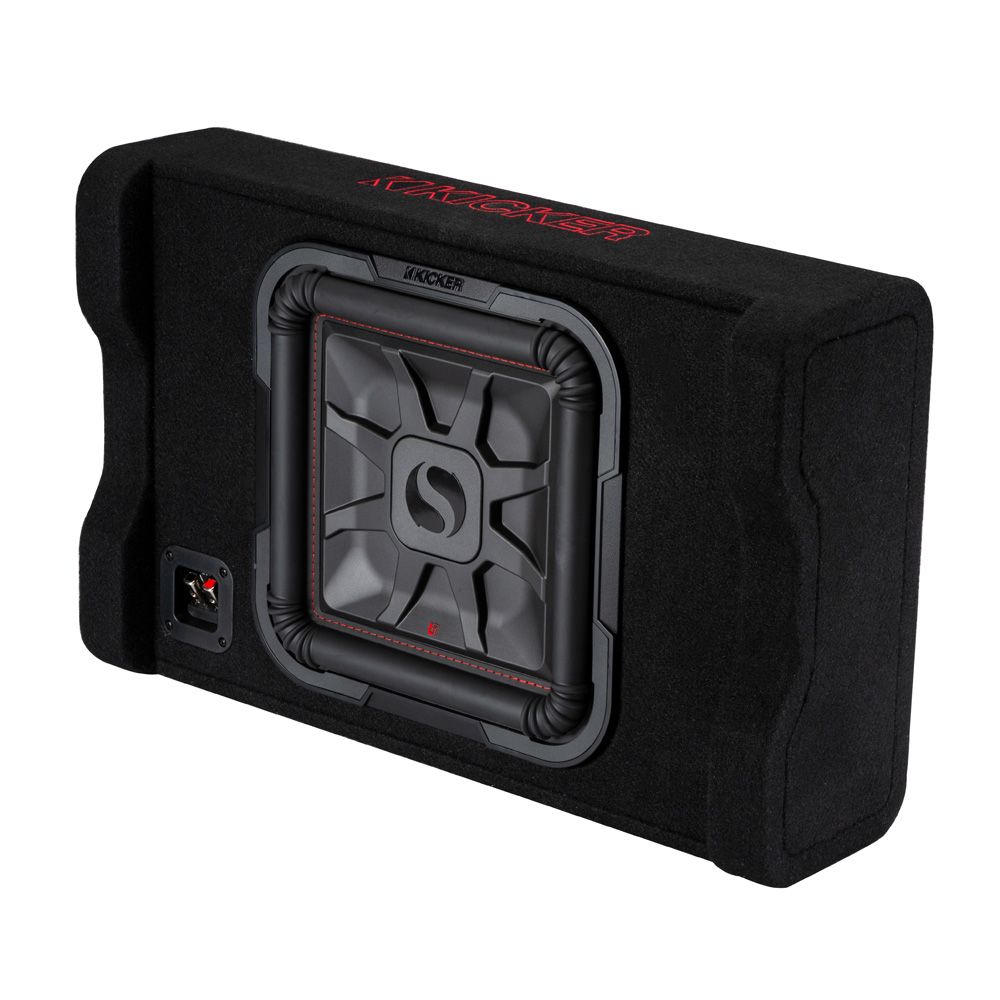 Kicker L7T 12" Down Firing Loaded Enclosure - 2 Ohm 600w