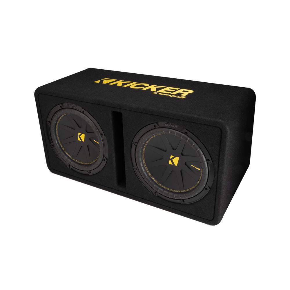 Kicker KA50DCWC122 - CompC Dual 12" Ported Loaded Enclosure - 2 Ohm