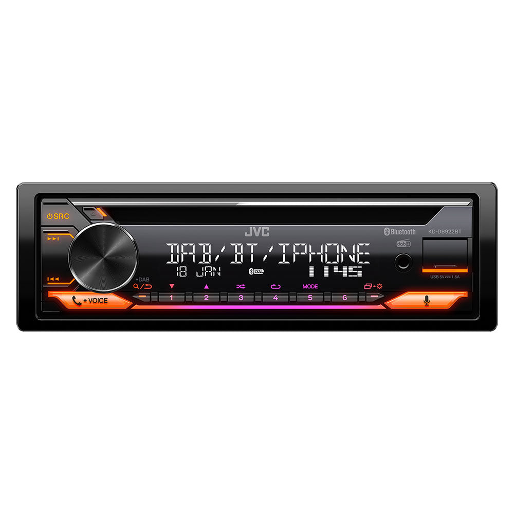 JVC KD-DB922BT - CD/MP3 Aux DAB+ Bluetooth Car Stereo