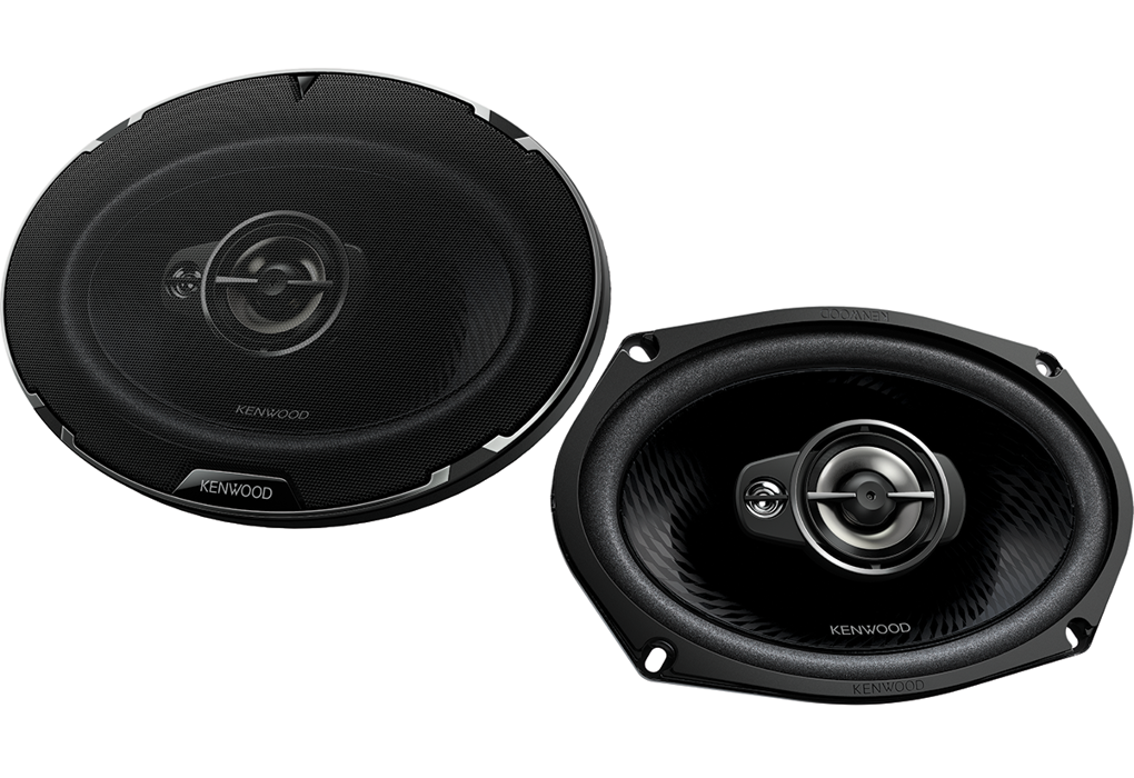 Kenwood KFC-PS6977 - 6" x 9" 3-Way Coaxial Shelf Car Speaker 570W