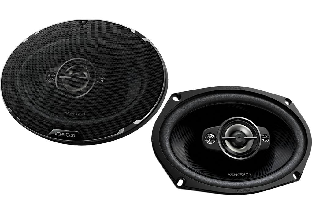 Kenwood KFC-PS6987 - 6"x 9" 4-Way Coaxial Car Shelf Speakers 670W