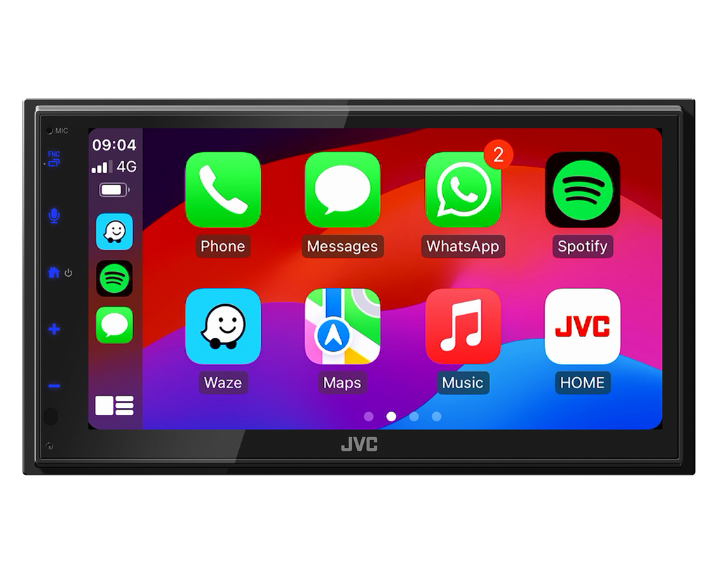 JVC KW-M695DBW 6.8' DAB+ Tuner Wireless CarPlay Android Auto Bluetooth Screen Mirroring Stereo