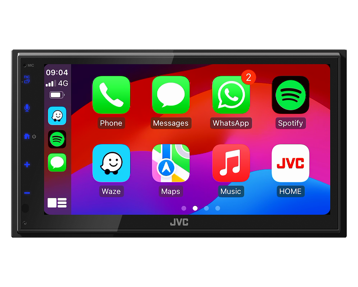 JVC KW-M695DBW 6.8' DAB+ Tuner Wireless CarPlay Android Auto Bluetooth Screen Mirroring Stereo