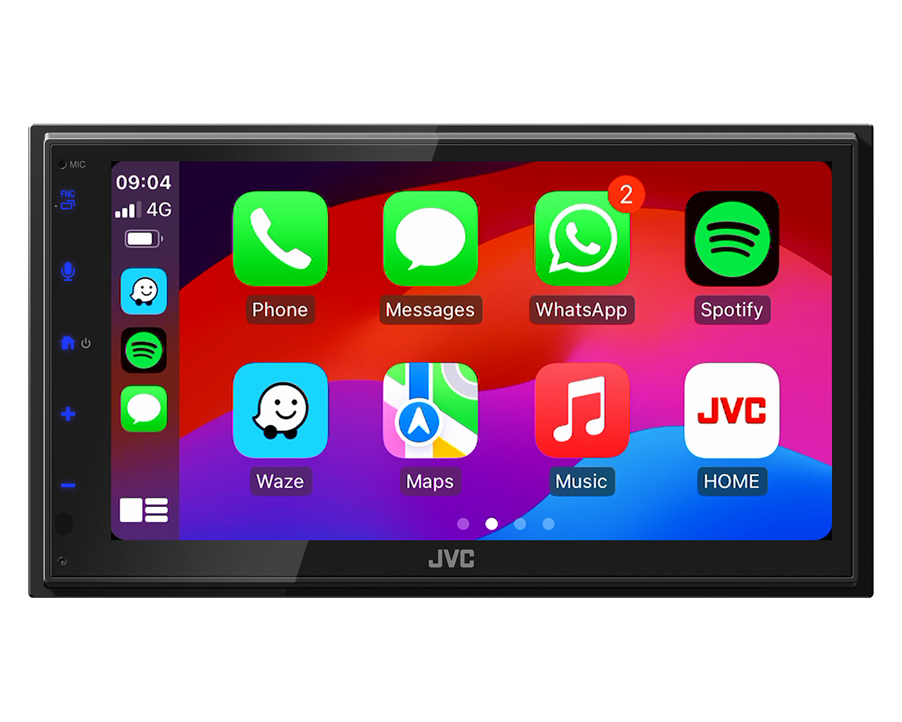 JVC KW-M695DBW 6.8' DAB+ Tuner Wireless CarPlay Android Auto Bluetooth Screen Mirroring Stereo