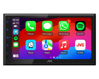 JVC KW-M695DBW 6.8' DAB+ Tuner Wireless CarPlay Android Auto Bluetooth Screen Mirroring Stereo