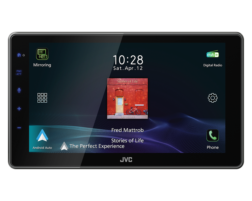 JVC KW-Z900DBW - 9 Inch HD Digital Media Wirless CarPlay Andorid Auto Mirroring Stereo
