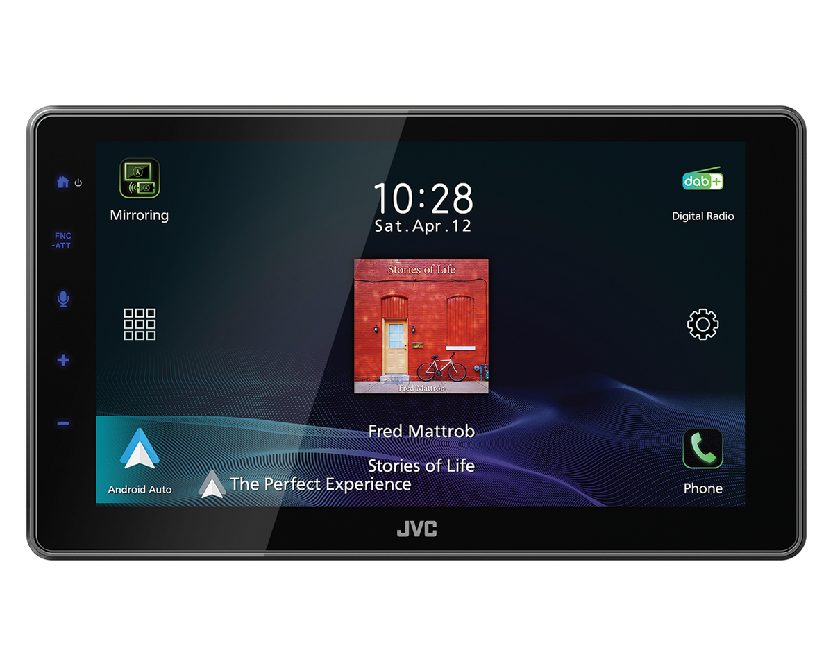 JVC KW-Z900DBW - 9 Inch HD Digital Media Wirless CarPlay Andorid Auto Mirroring Stereo