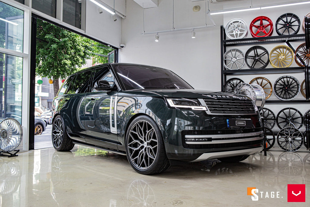 VOSSEN HYBRID FORGED SERIES HF-2 BRUSHED GLOSS BLACK