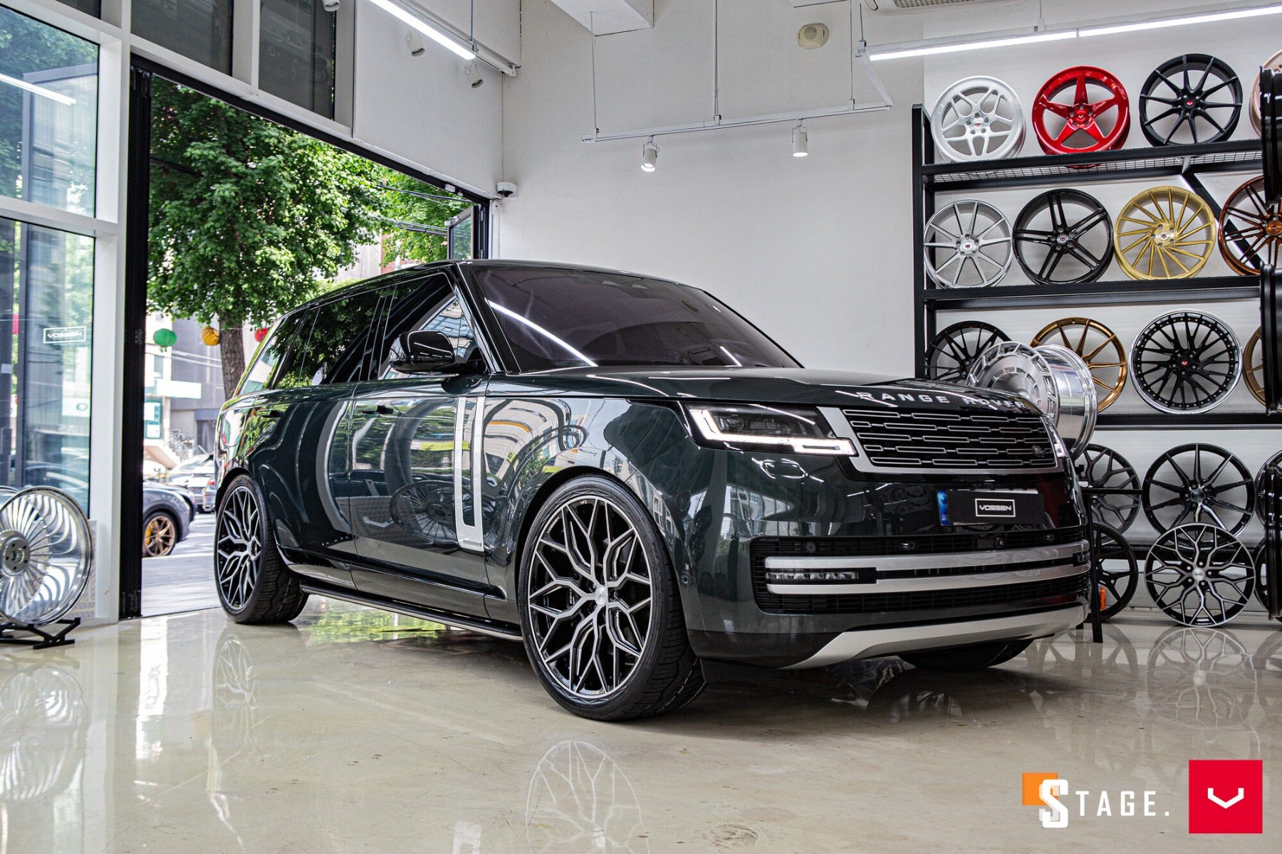 VOSSEN HYBRID FORGED SERIES HF-2 BRUSHED GLOSS BLACK
