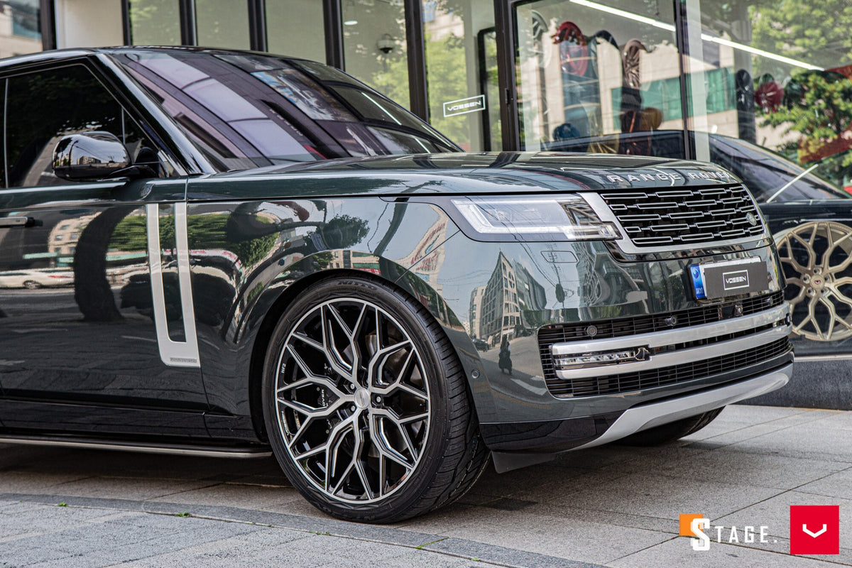 VOSSEN HYBRID FORGED SERIES HF-2 BRUSHED GLOSS BLACK