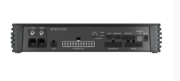 Audison Forza AF M12.14 bit 14 CH DSP + 12 x 90 W @ 2 ohm D-class Fully Bridgeable Amplifier
