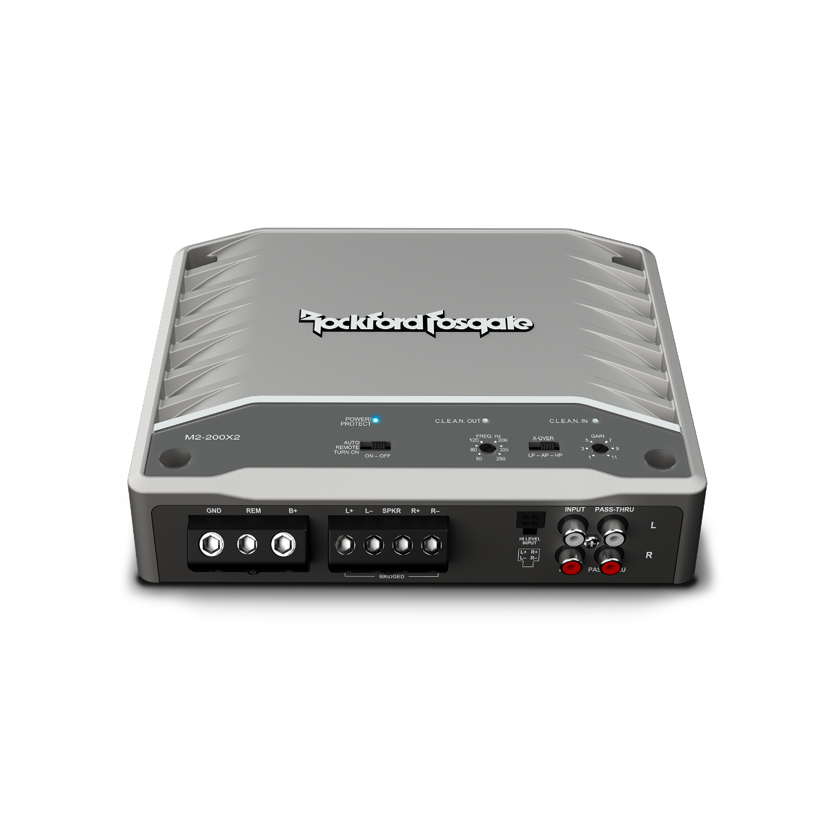 Rockford Fosgate M2-200X2 - 2-Channel Element Ready™ Bridgeable Amplifier 200W