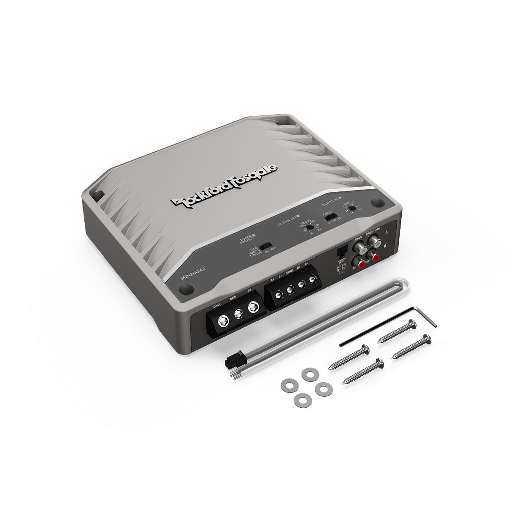 Rockford Fosgate M2-200X2 - 2-Channel Element Ready™ Bridgeable Amplifier 200W