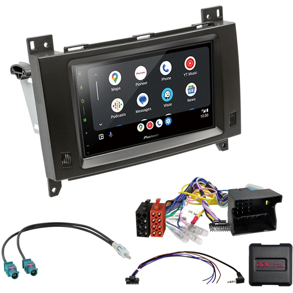 Pioneer SPH-DA77DAB - 6.8” Wireless CarPlay Android Stereo Upgrade for Mercedes Vito W447