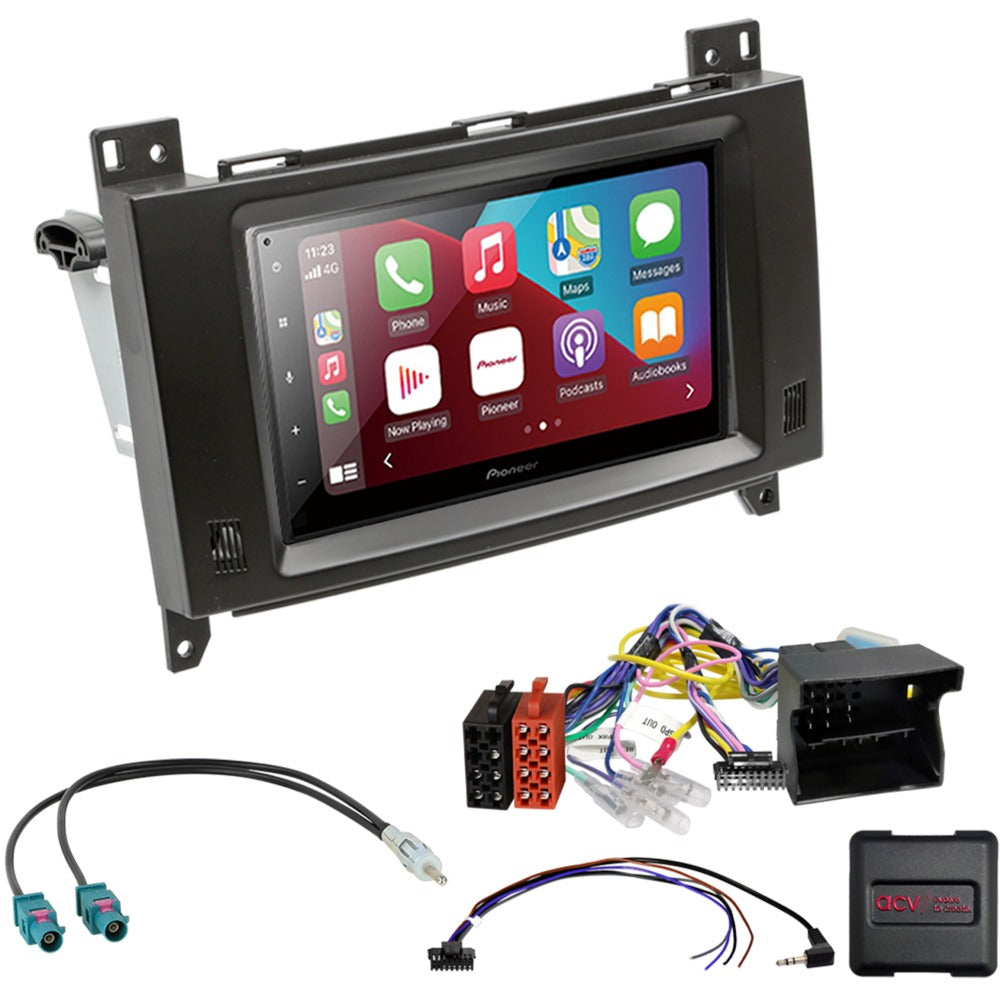 Pioneer SPH-DA160DAB - 6.8” CarPlay Android Stereo Upgrade for Mercedes Vito W447