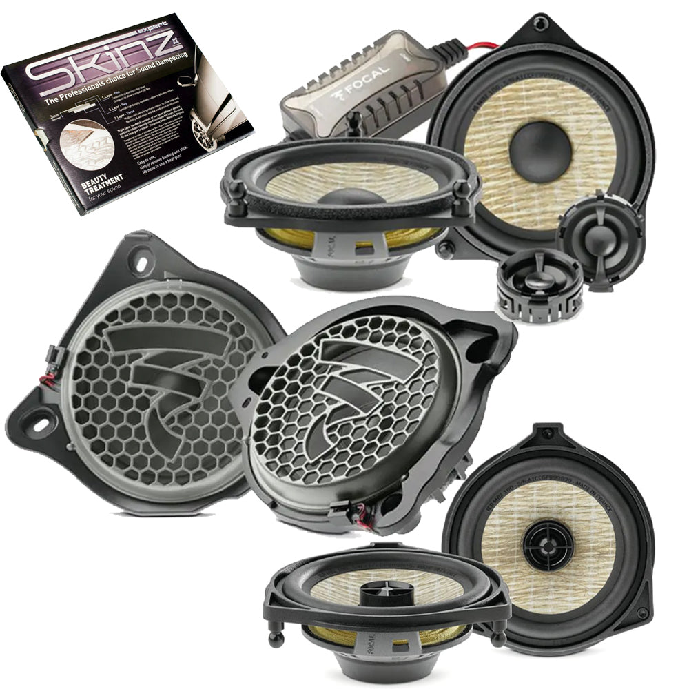 Bespoke Car Audio Full Mercedes 2-Way Component Coax Speaker & Subwoofer Upgrade